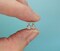 Tiny White Topaz Charms with 14K Gold-Filled Wire, 2 pieces, Adorabilities